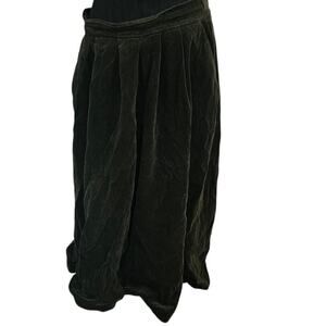 Vintage Ramsay of Dublin Forest Green Corduroy Maxi Skirt Made in Ireland EU 44